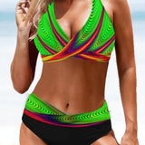 Eva | Linksmas Spalvotas Bikini