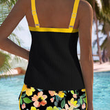 Thea | Dviejų dalių elegantiškas tankini rinkinys