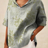 Giedrė - Lengvi Gėlėti Vasaros Marškinėliai