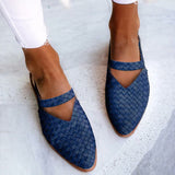 Ieva - Boho stiliaus ortopediniai moteriški sandalai su pintu nosimi ir slingback dirželiu