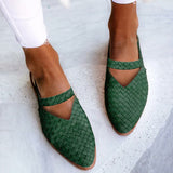 Ieva - Boho stiliaus ortopediniai moteriški sandalai su pintu nosimi ir slingback dirželiu
