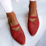 Ieva - Boho stiliaus ortopediniai moteriški sandalai su pintu nosimi ir slingback dirželiu