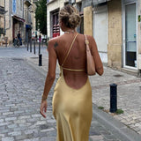 Rasa - Elegantiška Maxi Suknelė Moterims su Viena Petneša ir Iškirpte Nuotakos Svečio Proga