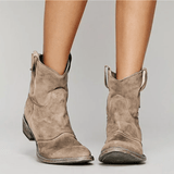 Piper | Western Pull-On Ankle Boots