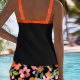 Thea | Dviejų dalių elegantiškas tankini rinkinys