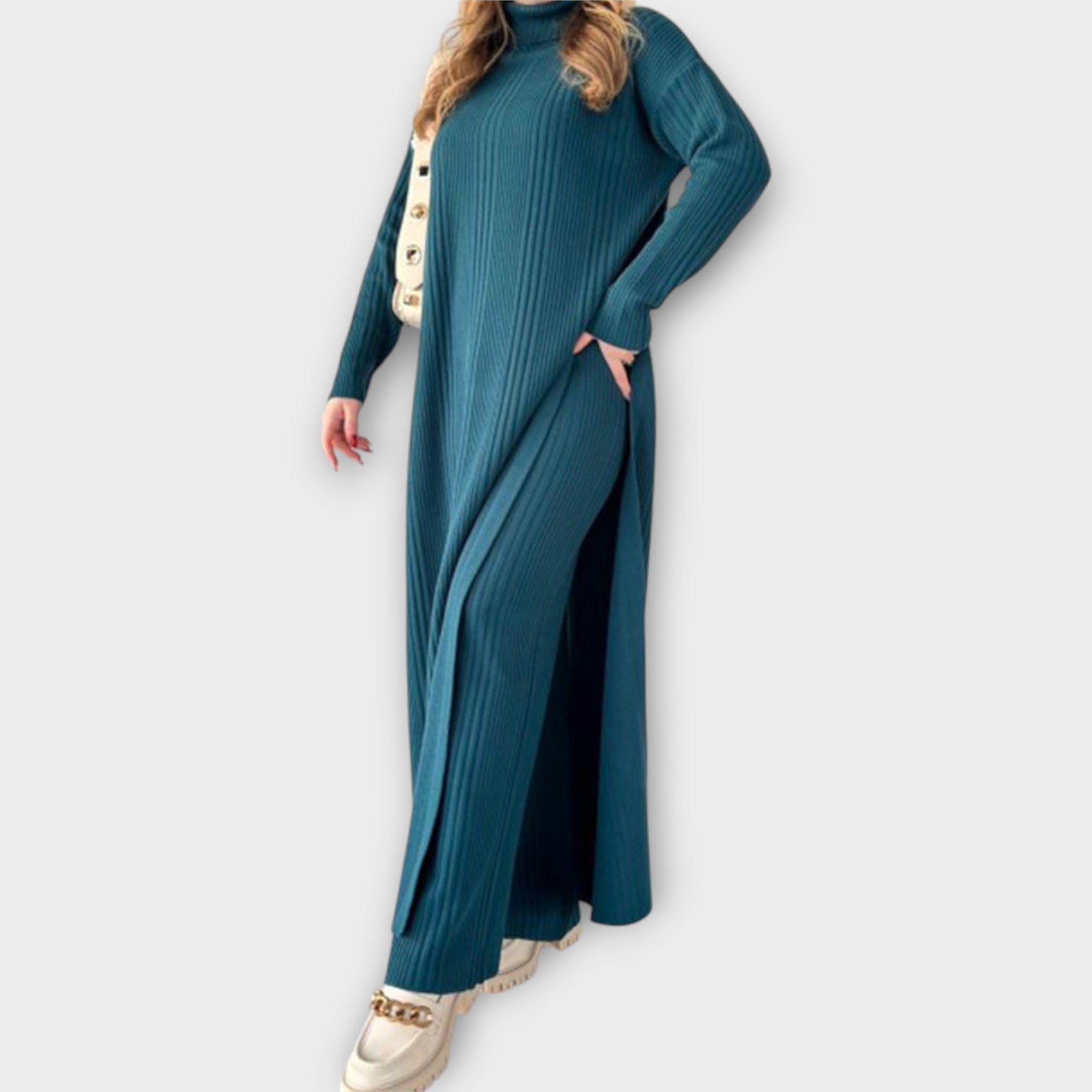 Saulė - Laisvo Silueto Maxi Suknelė